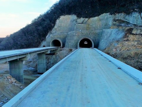 Füzuli-Şuşa yolunun tikintisi sürətlənib - FOTOLAR