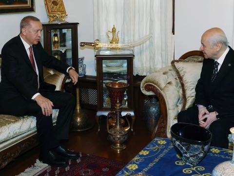 Ərdoğan Bağçalı ilə görüşdü - Masada nələr var?