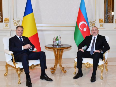 Azərbaycan və Rumıniya prezidentləri GÖRÜŞDÜ 