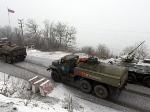 Rusların 59 maşını aksiya ərazisindən keçib