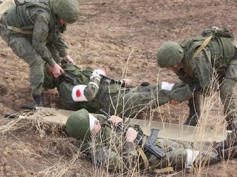 Rusiya uşaq bağçalarını xəstəxanaya çevirib - Yaralı çoxdur