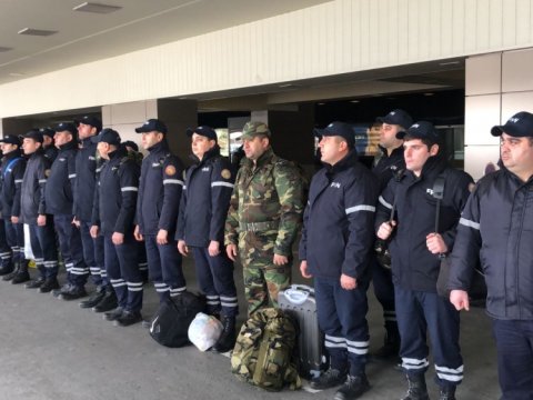 Prezidentin tapşırığı ilə xilasetmə qrupu Türkiyəyə yola düşdü