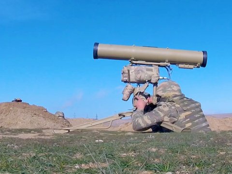 Tank əleyhinə raket kompleksləri toplandı - VİDEO