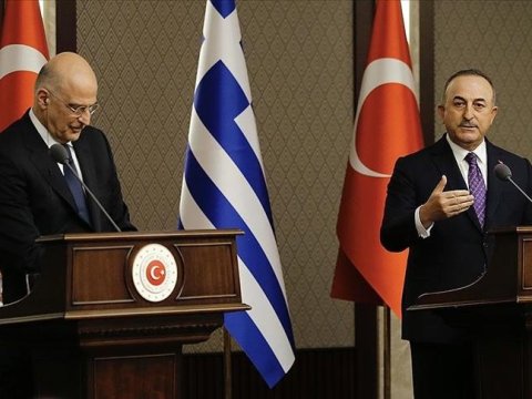 Yunanıstan XİN başçısı Çavuşoğlu ilə danışıqlar apardı