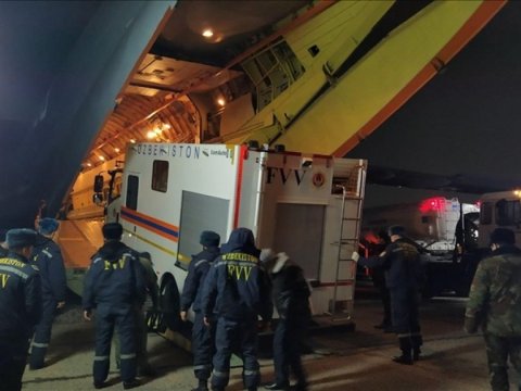 Mirziyoyev Türkiyəyə 100 nəfər xilasedici göndərib