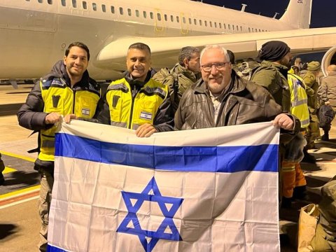 İsrail xilasediciləri Türkiyədədir - FOTO