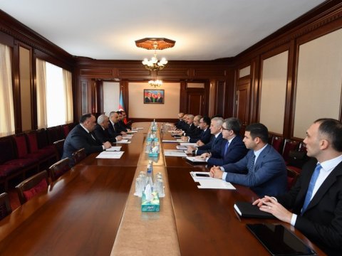 Mikayıl Cabbarov Naxçıvanda sahibkarları bir araya topladı - FOTO