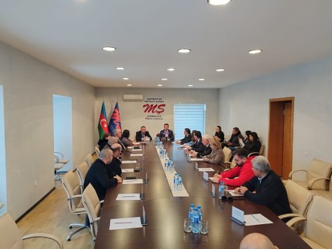 Mətbuat Şurasında MEDİA rəhbərliyi ilə görüş keçirilib - FOTOLAR