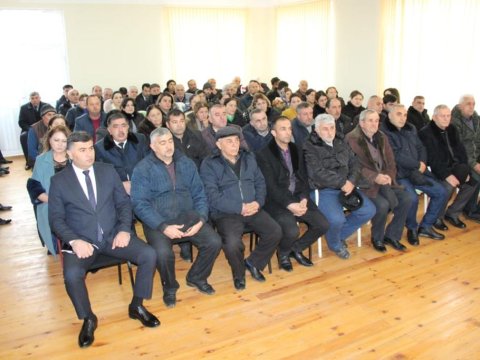 Goranboyda sakinlərin müraciətləri dinlənildi