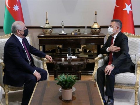Əli Əsədov Türkiyənin vitse-prezidenti ilə danışıqlar apardı