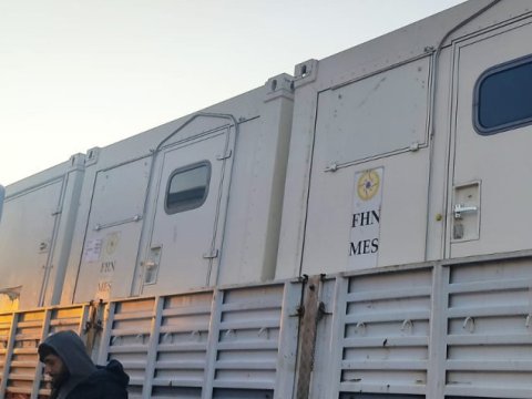 FHN Kahramanmaraşda mobil səhra hospitalı quraşdırır