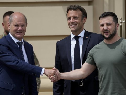 Parisdə Makron-Zelenski görüşünə Şolts da qoşulacaq