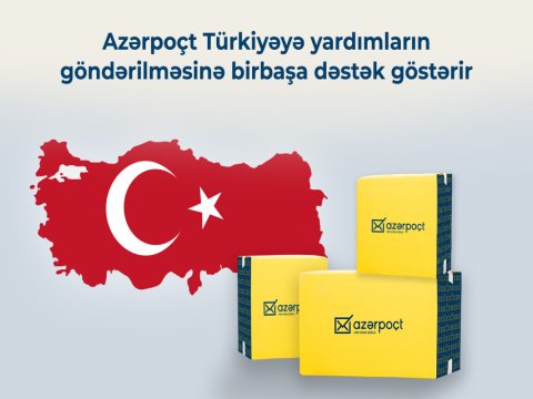 “Azərpoçt” bütün şöbələrində yardım qəbuluna başladı