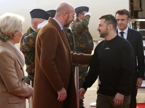 Evinə xoş gəldin - Zelenski Şarl Mişellə görüşdü