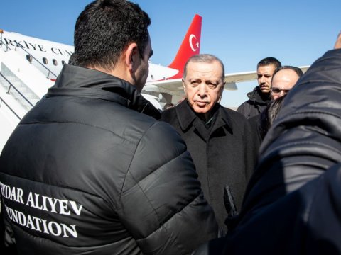 “Azərbaycan belə çətin gündə Türkiyənin yanındadır” - Ərdoğan (VİDEO)