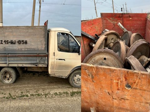 Dəmir yolu stansiyasından oğurluq - FOTOLAR
