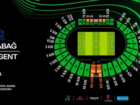 “Qarabağ” – “Gent” oyununun biletləri satışa çıxarıldı