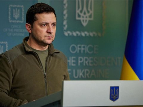 Zelenski Rusiyanın raket hücumunu terror adlandırdı