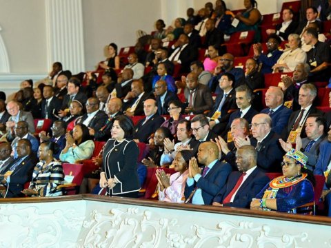 Sahibə Qafarova CAR-da rəsmi səfərdədir - FOTO