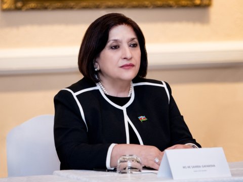 Sahibə Qafarova CAR-ın Milli Assambleya sədrilə görüşüb