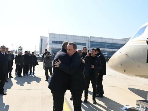 Ceyhun Bayramov Çavuşoğlu ilə Kahramanmaraşda - FOTOLAR