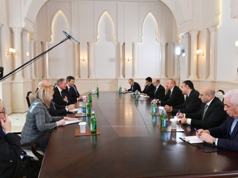 İlham Əliyev italiyalı naziri qəbul etdi - YENİLƏNİB