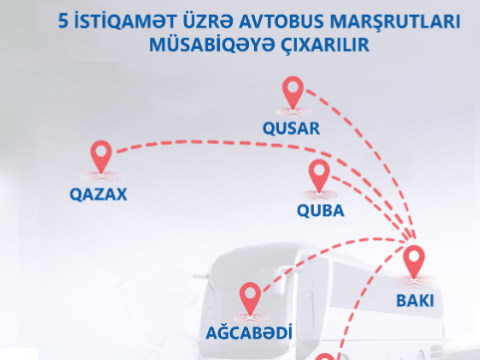 5 istiqamət üzrə marşrutlar müsabiqəyə çıxarılır