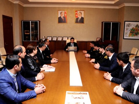 Naftalanda Dövlət Xidmətinin peşə bayramı qeyd olunub