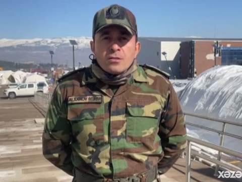 “Oğlu anasının meyitini gözləyirdi, biz sağ çıxardıq” - FHN zabiti (VİDEO)