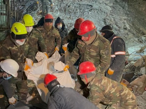 Xilasedicilərimiz dağıntılar altından 655 cəsəd çıxardı - VİDEO+FOTOLAR