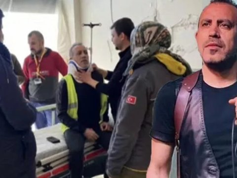 Haluk Levent yardım apararkən qəzaya düşdü - FOTO