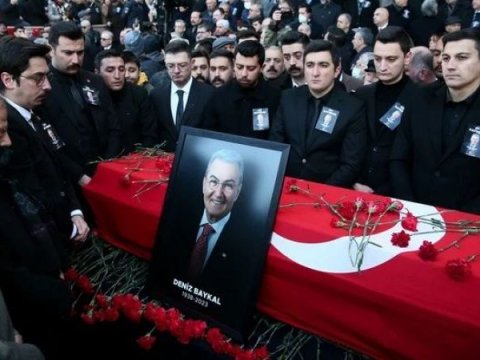 Dəniz Baykal dəfn edildi - Ərdoğan da iştirak etdi (FOTO)