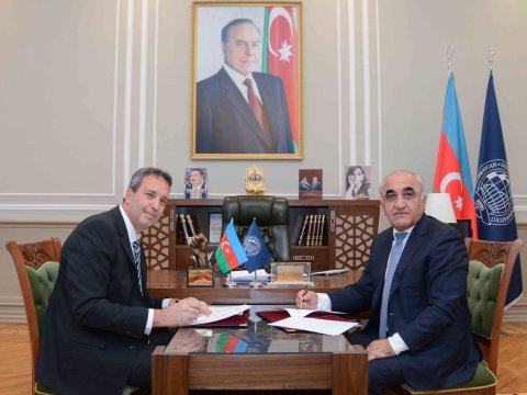 UNEC ilə Sapir Akademik Kolleci arasında müqavilə imzalandı