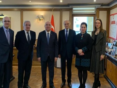Polad Bülbüloğlu Türkiyə səfirliyində - FOTO 