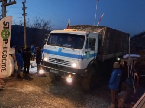 Son sutkada Laçın yolundan 72 avtomobil keçib