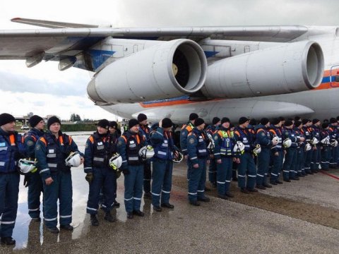 Rusiya xilasediciləri Türkiyədən qayıtdı