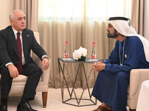 Əli Əsədov Dubay Əmiri ilə görüşdü