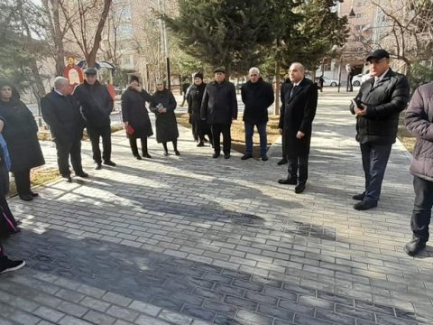 Azay Quliyev seçicilərilə görüş keçirib - FOTOLAR