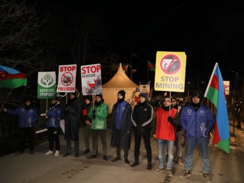 Laçın yolu: Aksiya ruh yüksəkliyi ilə davam edir