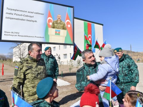 Cəbrayılda DSX-nin xidməti yaşayış binaları istifadəyə VERİLDİ