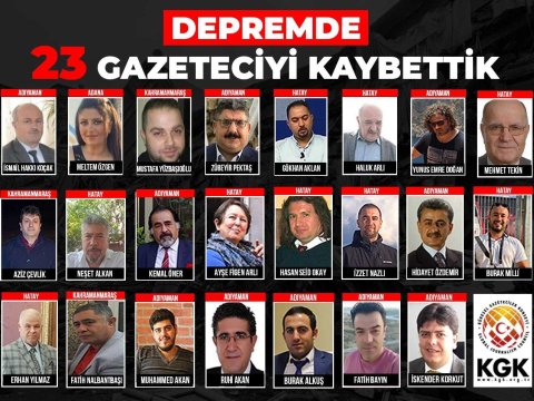 Türkiyədəki zəlzələdə 23 jurnalist həlak olub - ADLAR