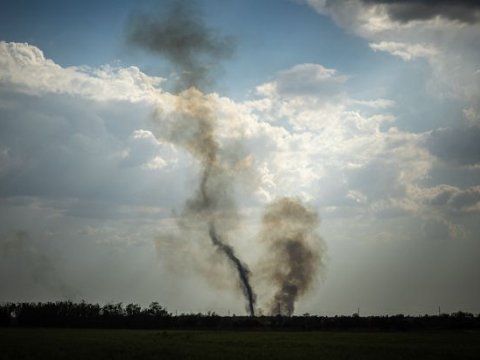 Krım yarımadasında güclü PARTLAYIŞLAR