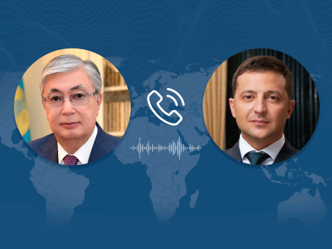 Zelenski Tokayevə zəng etdi 