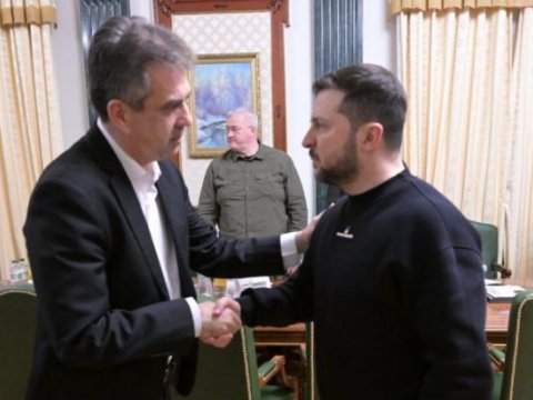 İsrail XİN başçısı Zelenski ilə İranı müzakirə etdi