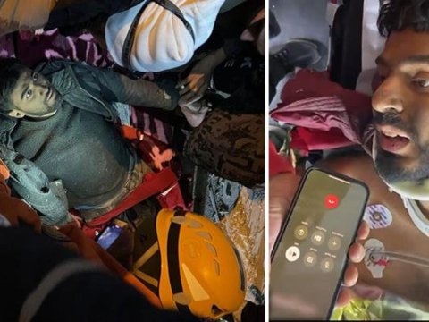 261 saat sonra xilas edilən gəncin ilk istəyi hamını kövrəltdi - VİDEO