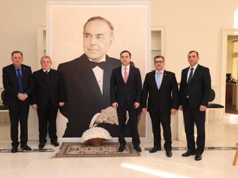 Novruz Aslanov “Heydər Əliyev İli”nə dair tədbirdə - FOTO