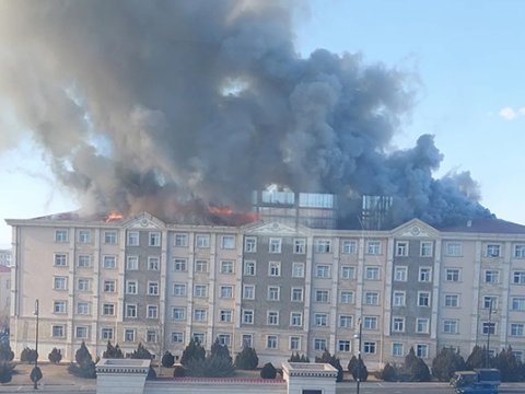 Naxçıvanda güclü yanğın - VİDEO (YENİLƏNİB)