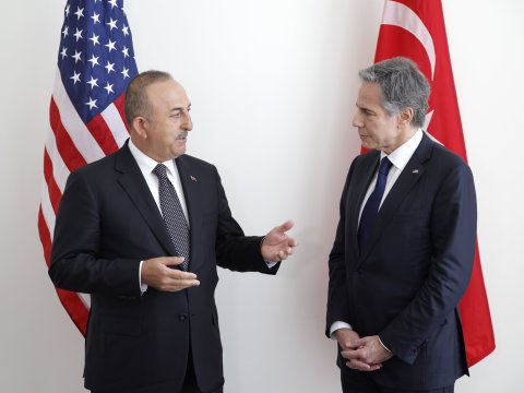 Çavuşoğlu Blinkenlə görüşdü - YENİLƏNİB