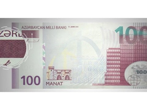 Saxta 100 manatlıq pul nişanı artıb - Rəsmi
