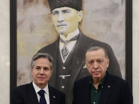 Ərdoğan Blinkenlə görüşdü